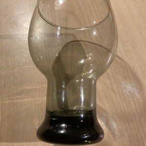 Mid-Century Federal Glass Smoky Gray Beer Glass